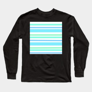 Green and blue Long Sleeve T-Shirt